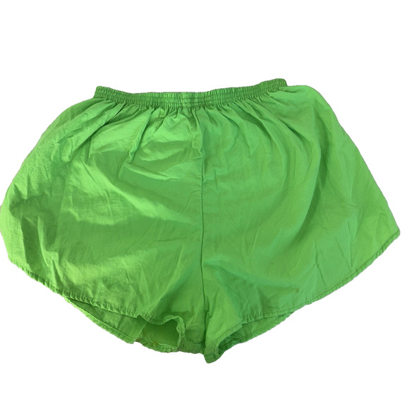 Women’s Running Athletic‎ Shorts MOVING COMFORT Sz S Neon Green with green liner - Picture 5 of 9